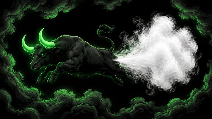 Bullfart meme — full gas mode